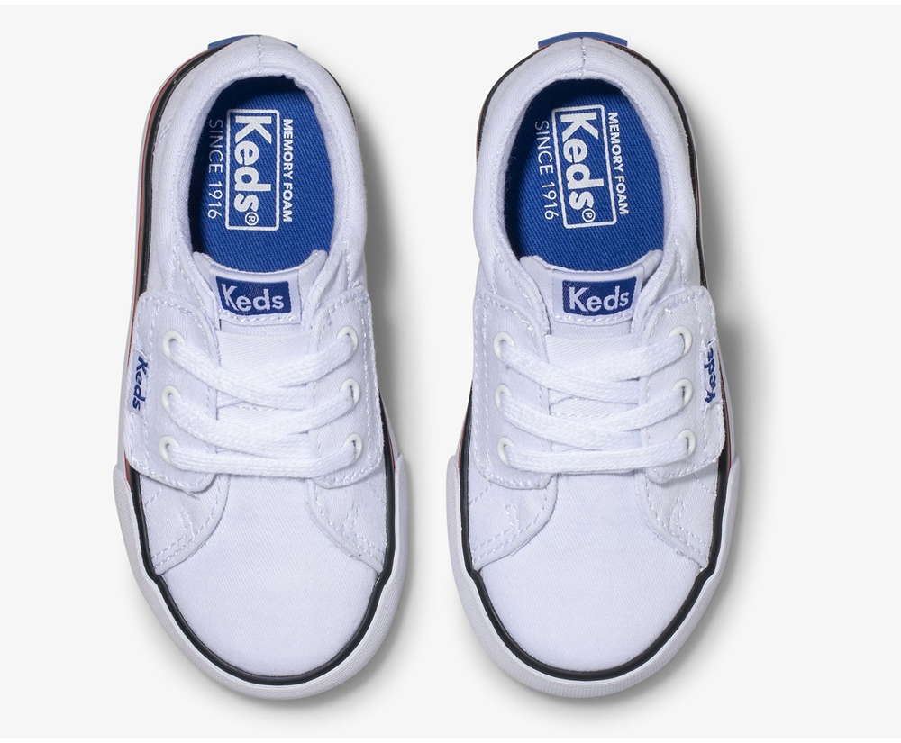 Keds Kids Sneakers White - Jump Kick Jr. Canvas - 947UKYHVZ